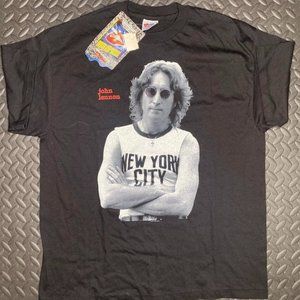 NWT Vintage 1991 John Lennon Shirt Made USA Single Stitch XL